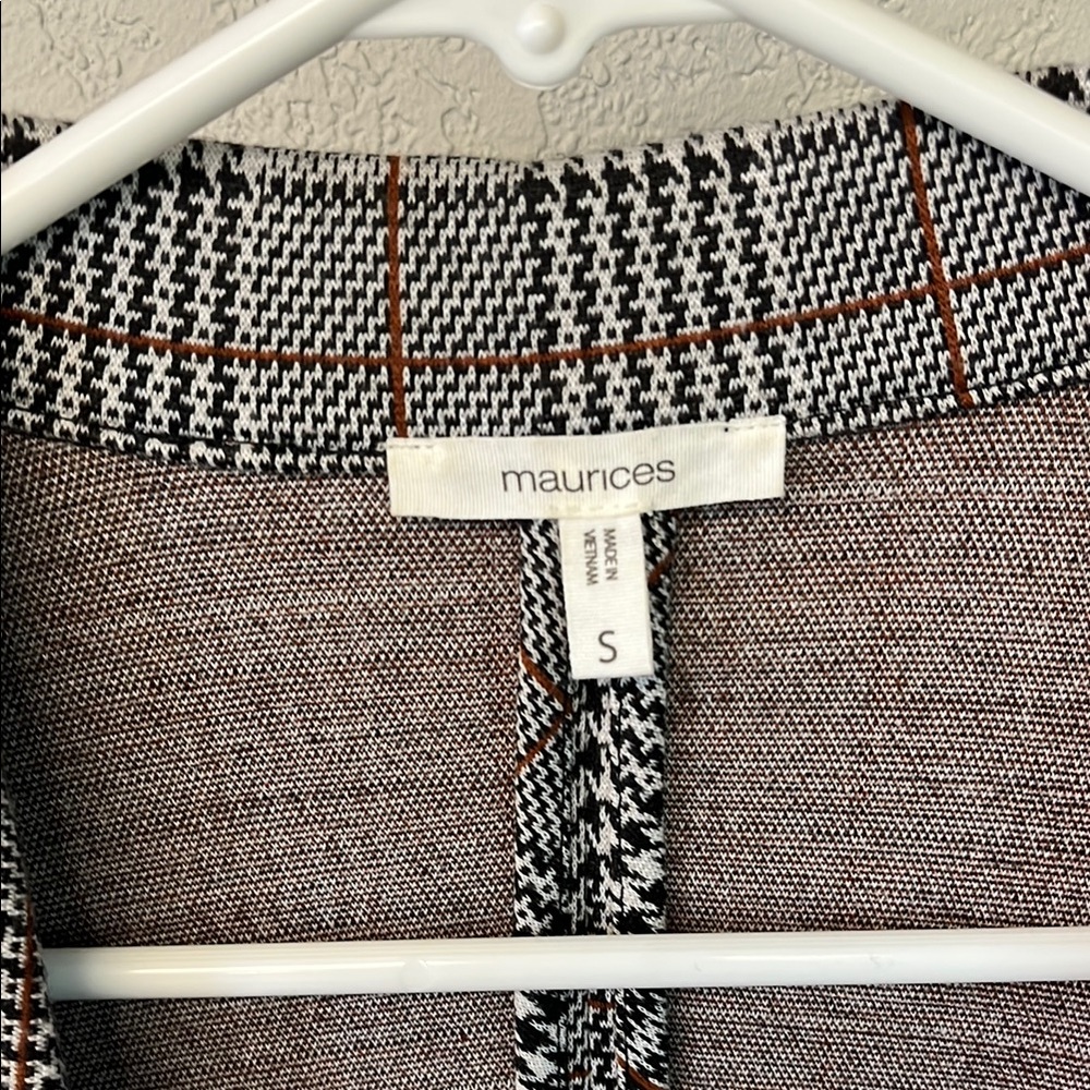 Maurices Gray Plaid Women's Blazer - Picture 2 of 5